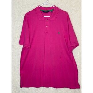 Polo Golf Ralph Lauren Golf Polo Pink Pro Fit Stretch Short Sleeve Mens 2XL XXL